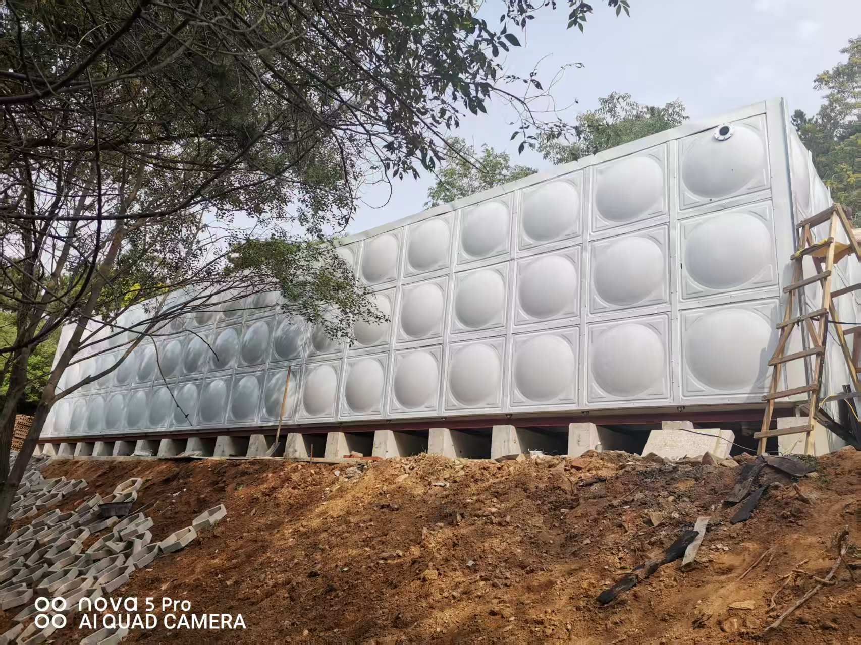 陕西某地下车库消防地埋水箱工程